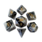 Set of 7 acrylic dice 16mm