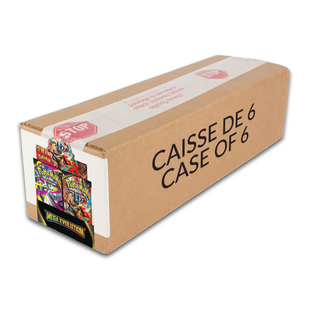 POKC6MEBSBB Pokémon - Mega Evolution Base Set - Enhanced Booster Box - Sealed Case of 6