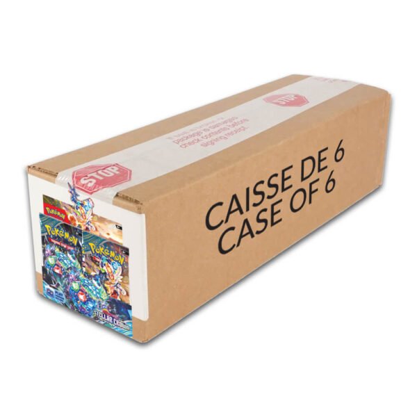 Pokémon Scarlet & Violet Stellar Crown Booster Box - Sealed Case of 6