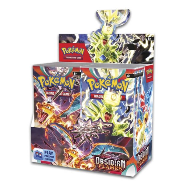 Pokémon Scarlet & Violet Obsidian Flames Booster Box - Sealed Case of 6